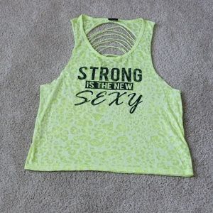 Strong is The New Sexy Tank Top Sz S